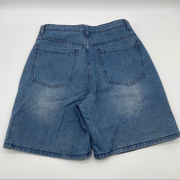 Misslook 6 Button Fly Denim Shorts High Rise SMALL - Picture 8 of 14